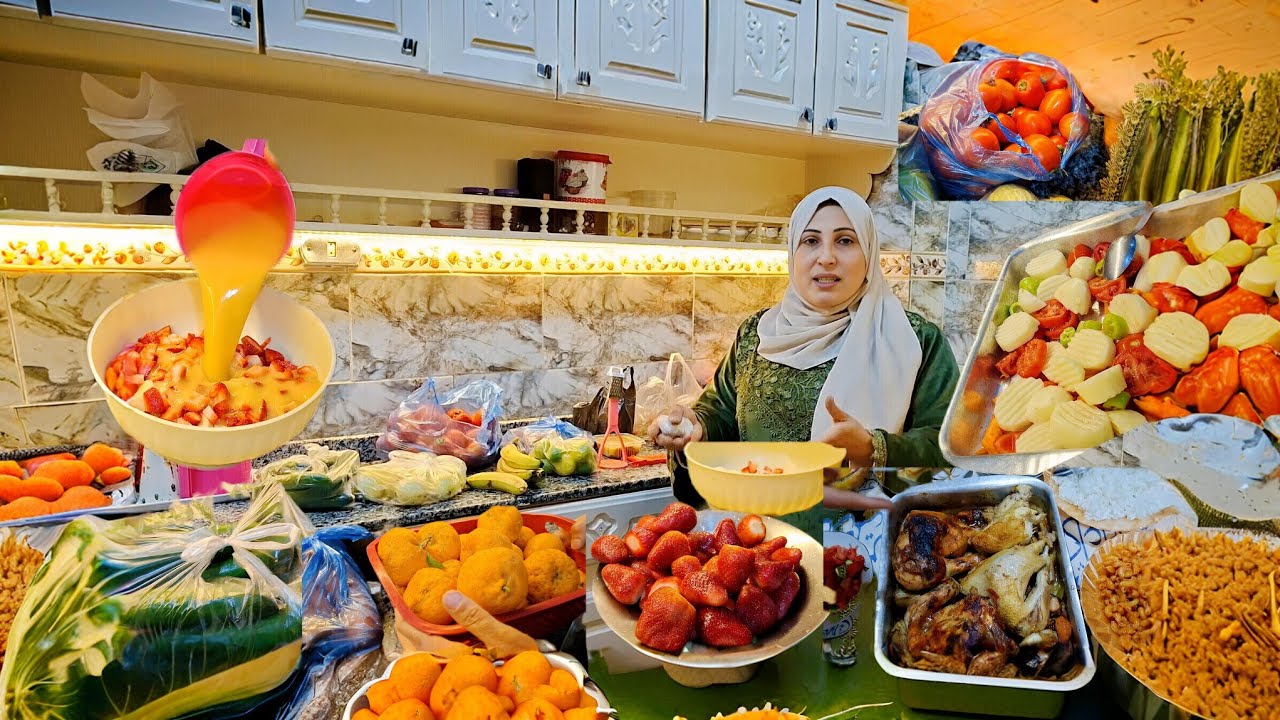 تجهيزات أحلى عزومه💪 لأاجمل أصحاب بناتى ❤️ وربنا يسترها علينا  من الحروب وعلى اخواتنا الخليجين 🤲