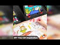 Overview: Soucolor Art Supplies, 283 Pieces Drawing Set Art Kits with Trifold Easel, 2 Drawing P...