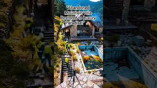 “Abandoned Mountain Villa Restored to Luxury Paradise!”#shorts