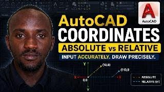 AutoCAD Coordinates Explained | Absolute vs Relative (Beginner Tutorial)