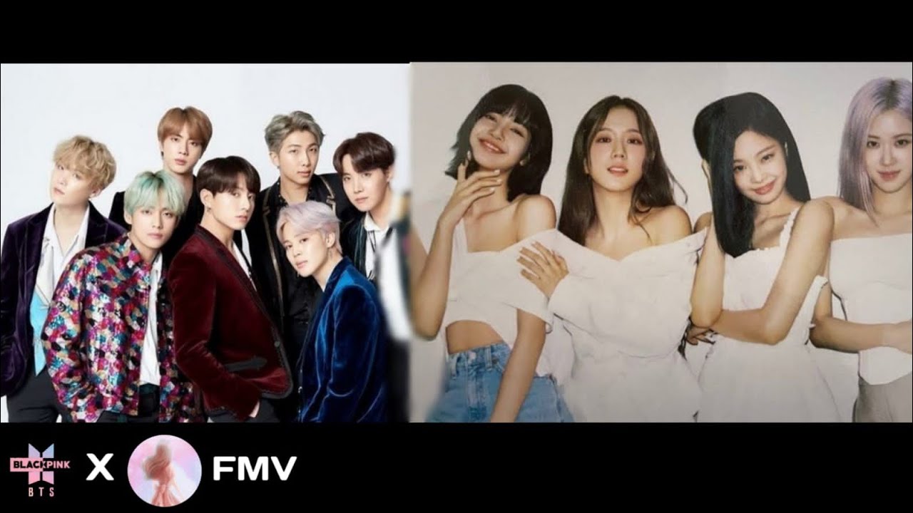 Bts And Blackpink Fmv Faded Collab With Bts X Blackpink Youtube