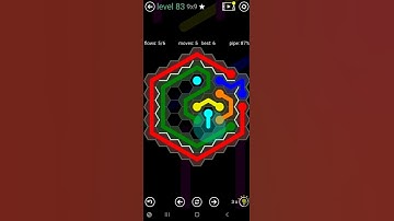 How To Solve Flow Free Hexes Courtyard Pack Level 83 9x9 Board Walk Through Solution Walkthrough