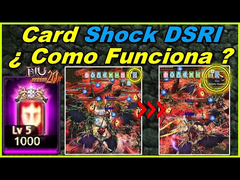 (PVM) Card Shock DSRI ¿ Como Funciona ? | Mu Online Season 20 1-3 #mmorpg #muonlinepc #gaming