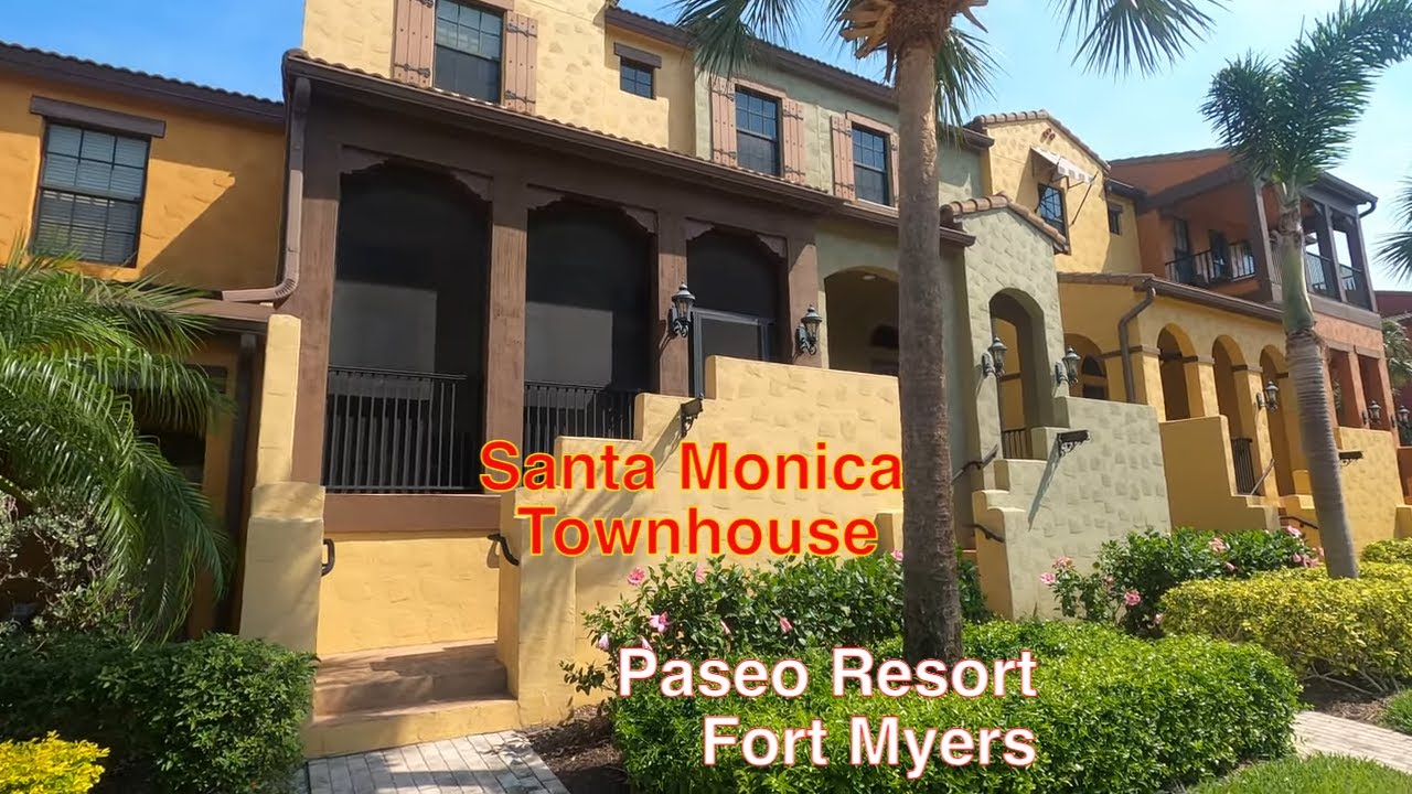 Santa Monica Luxury Townhouse - Award Winning Paseo Resort Fort Myers