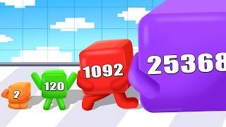 Do MATH to Reach the MAX LEVEL CUBE RUNNER - Level Up Numbers!