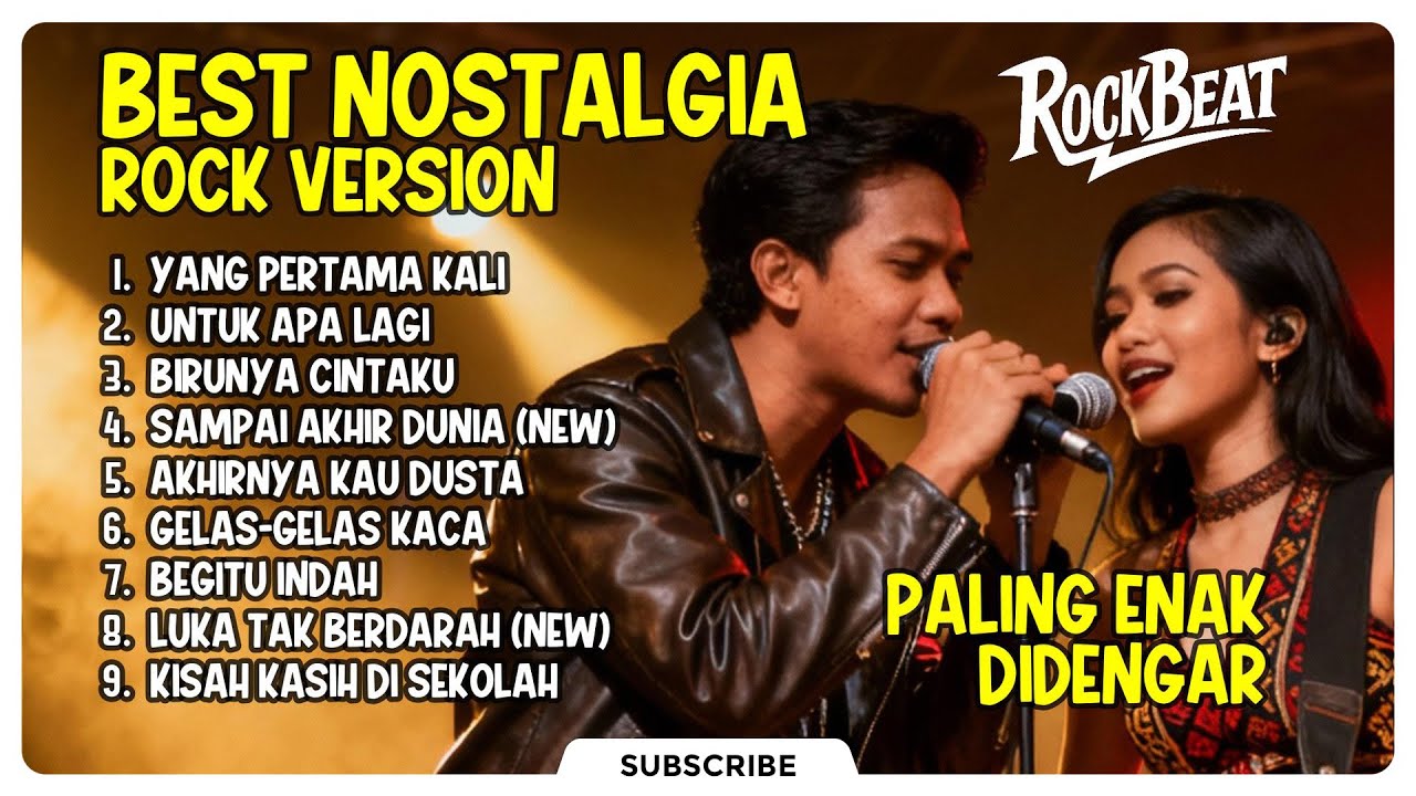 BEST NOSTALGIA - COVER ROCK VERSION | Lagu Pop Versi Jadi Rock Powerful