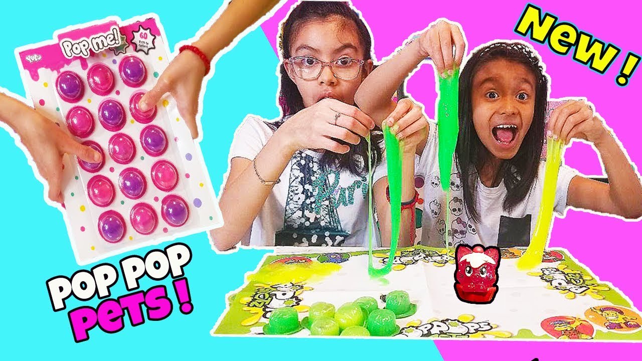 BRAND NEW POP POPS PETS BUBBLES WITH SNOTZ+SLIME & PET SURPRISE INSIDE!