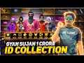 GYAN GAMING ACCOUNT COLLECTION 😱 WORLD BEST COLLECTION - Garena Free Fire