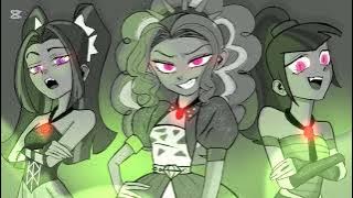 [KPOP DEMON HUNTERS] Dazzlings have surprise for Saja Boys 😂 #art#artedigital#draw#kpop#fyp#animatic