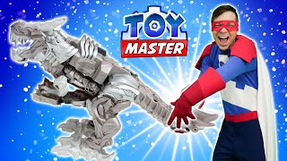 Игры битвы - Динобот запрограммированный на зло! – Роботы Трансформеры в видео шоу Той Мастер screenshot 4