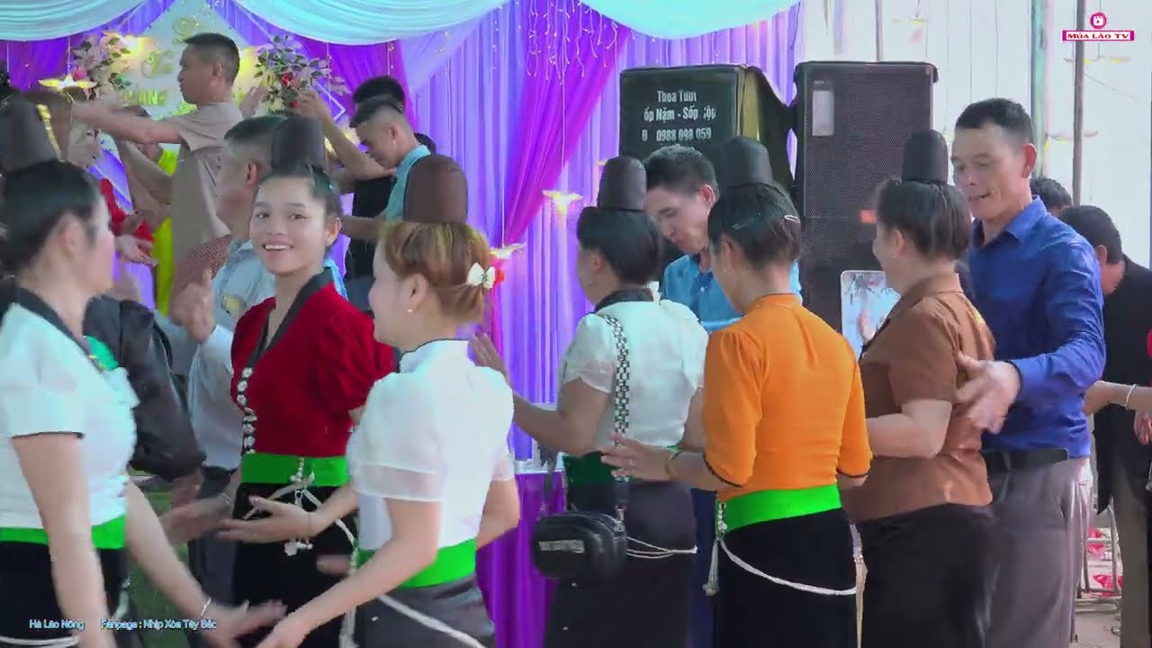 NHẠC LÀO -THÁI LAN - NHẠC MÚA LÀO HAY NHẤT MỌI THỜI ĐẠI - MÚA LÀO ĐÁM CƯỚI PÓI LANH MƯỜNG VÀ SỐP CỘP