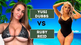 Yusi Dubbs VS Ruby Reid fashion model | Curvy model bio, wiki, biography