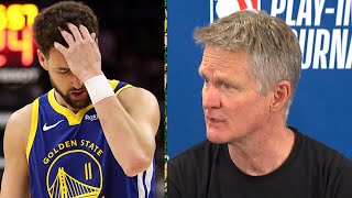 Steve Kerr talks Klay Thompson \& Warriors Future, Postgame Interview 🗣️