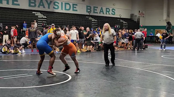 James Rasberry 195, Sr vs Titusville HS @ The Barb...