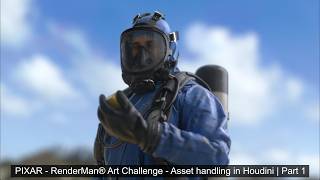PIXAR - RenderMan® Art Challenge -  Asset handling in Houdini | Part 1