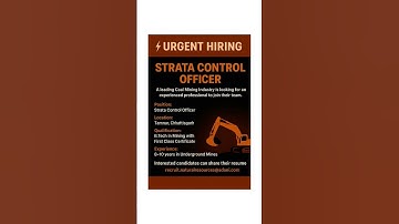 Strata Control Officer | Adani Job
