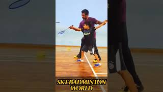 Badminton Forehand Net Drop for Beginners #shorts #badminton #badmintonindia #badmintondrills
