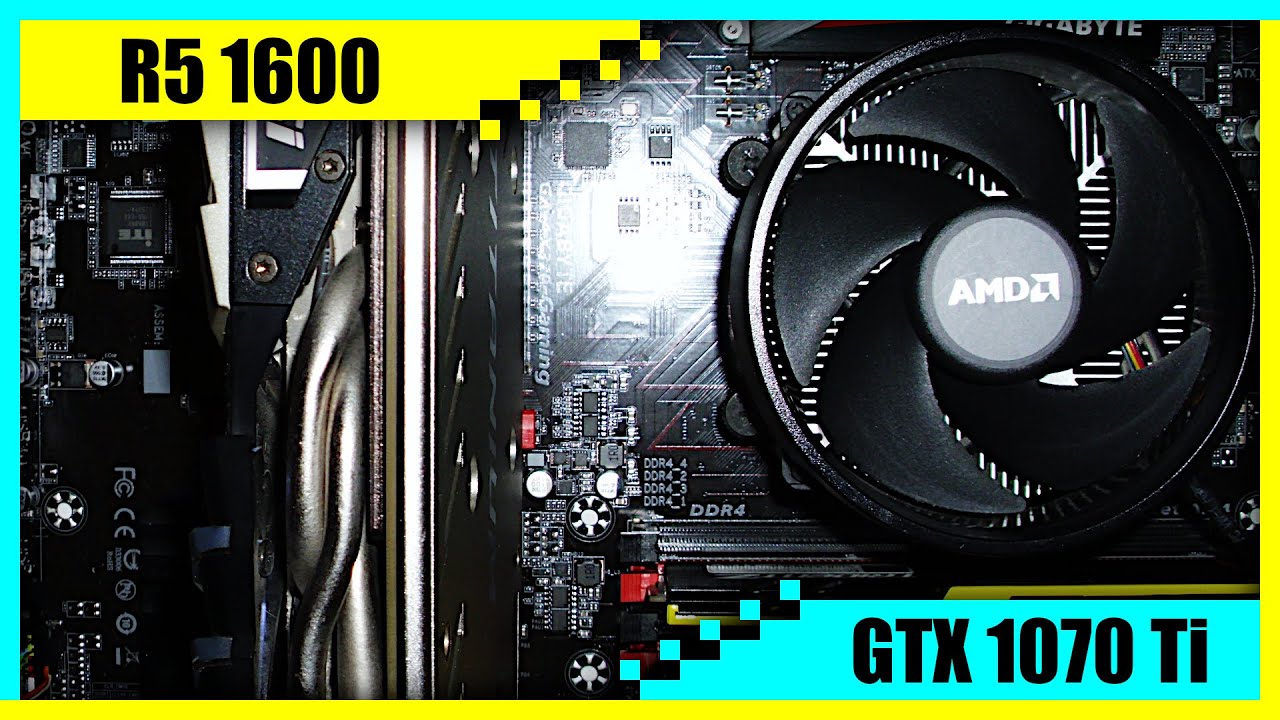 Ryzen 5 1600 + GTX 1070 Ti Gaming PC in 2022 | Tested in 7 Games