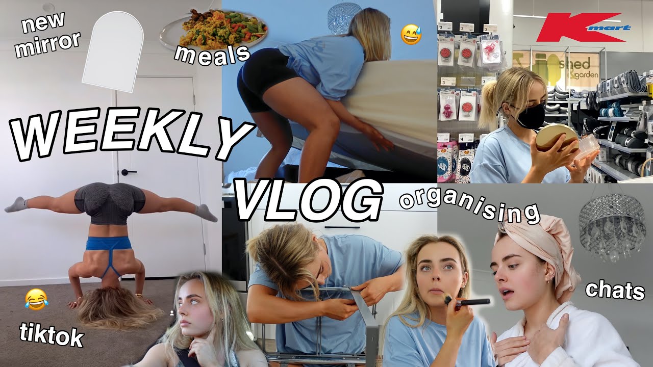 WEEKLY VLOG | NEW MIRROR | ORGANISING MY HOUSE | GROCERY SHOPPING | KMART | CHATS | Conagh Kathleen