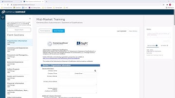 Working with Prequalification Forms