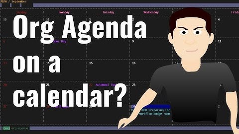 Display your Org Mode agenda on a calendar