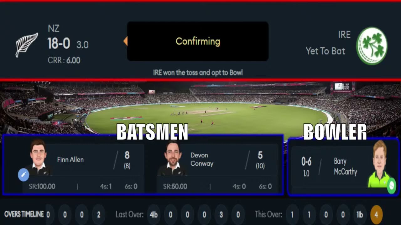 NEW ZEALAND VS IRELAND M LIVE SCORES | NZ vs IRE LIVE | ICI Tournament | CF Live Cricket