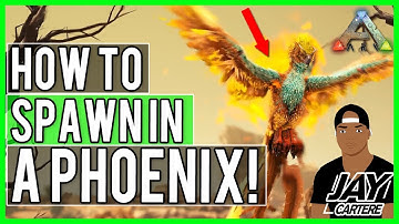 Ark Survival Evolved PS4 Tutorial - How To Spawn In A Phoenix - How To Summon A Phoenix