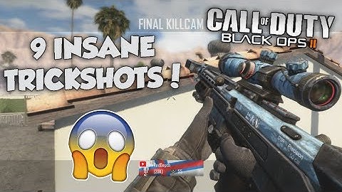 4 SHOTS 1 GAME! (9 SHOTS) BO2 FFA OUT OF MAP BOUNCE TRICKSHOTTING #1