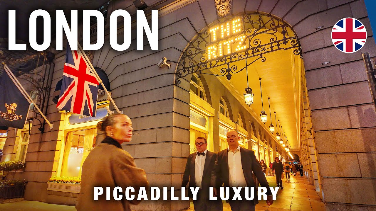 Luxury London Walking Tour 4K 🇬🇧 The Ritz Luxury | Piccadilly