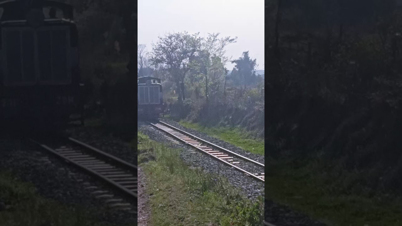 kangra toy train Zdm4a with 1 old coach and 3 new coaches