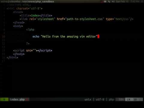 vim editor tips