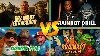 Brainrot Battle Royale | Only One Crown Remains (GIGACHADS VS DRILL VS FOOTBALL VS ANIME)