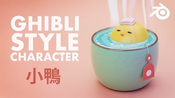 Creating a Ghibli Style Character in Blender - Full Tutorial