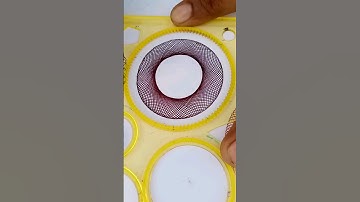 How many rotations did the pen make in total? ?? #spirograph #shorts #2024 #raniart #viralvideo