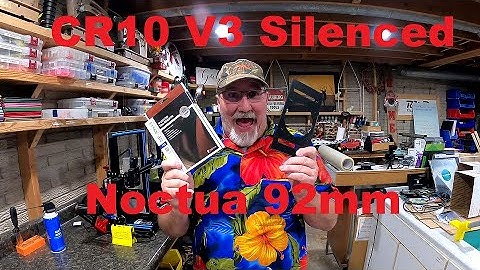 Creality CR10 V3 Silent Fan Upgrade Noctua Style Amazing Results. You won