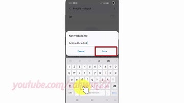 Samsung Galaxy S10 : How to change mobile hotspot name and password