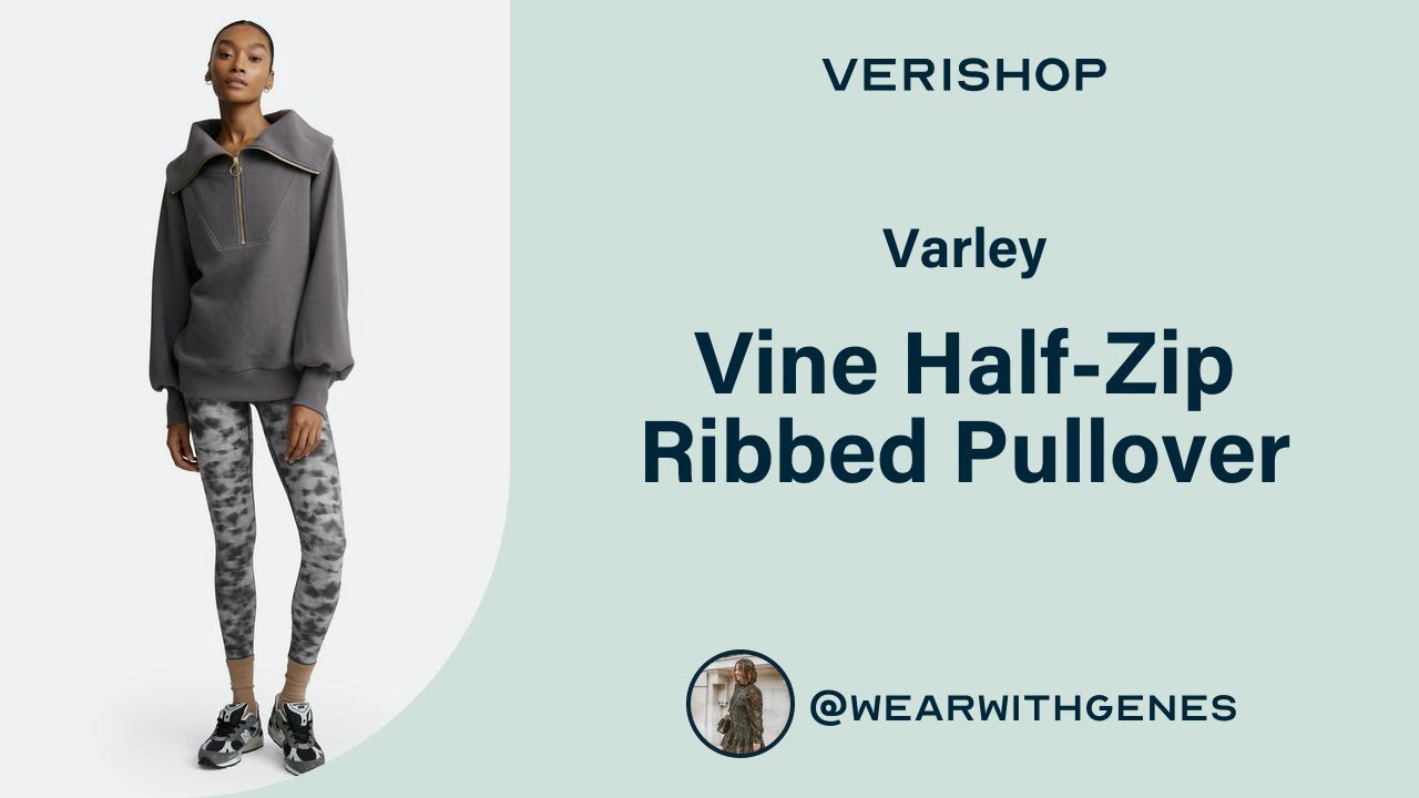 Varley Vine Half-Zip Ribbed Pullover Review