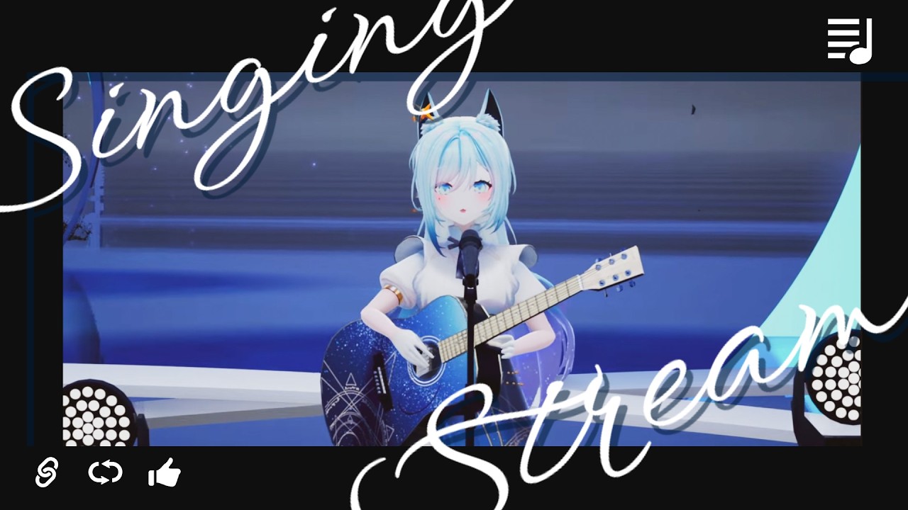【歌枠/KARAOKE】SURGE City&深海フェスを振り返るチルアコギ弾き語り🐺【水瀬 凪/RK Musicライブユニオン】