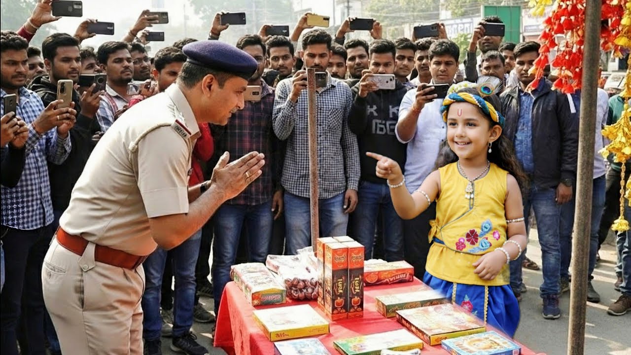 कान्हा का चमत्कार देख सब कांप उठे - पुलिस वाले ने जोड़े हाथ | Yashomati Maiyaa Ke Nandlala