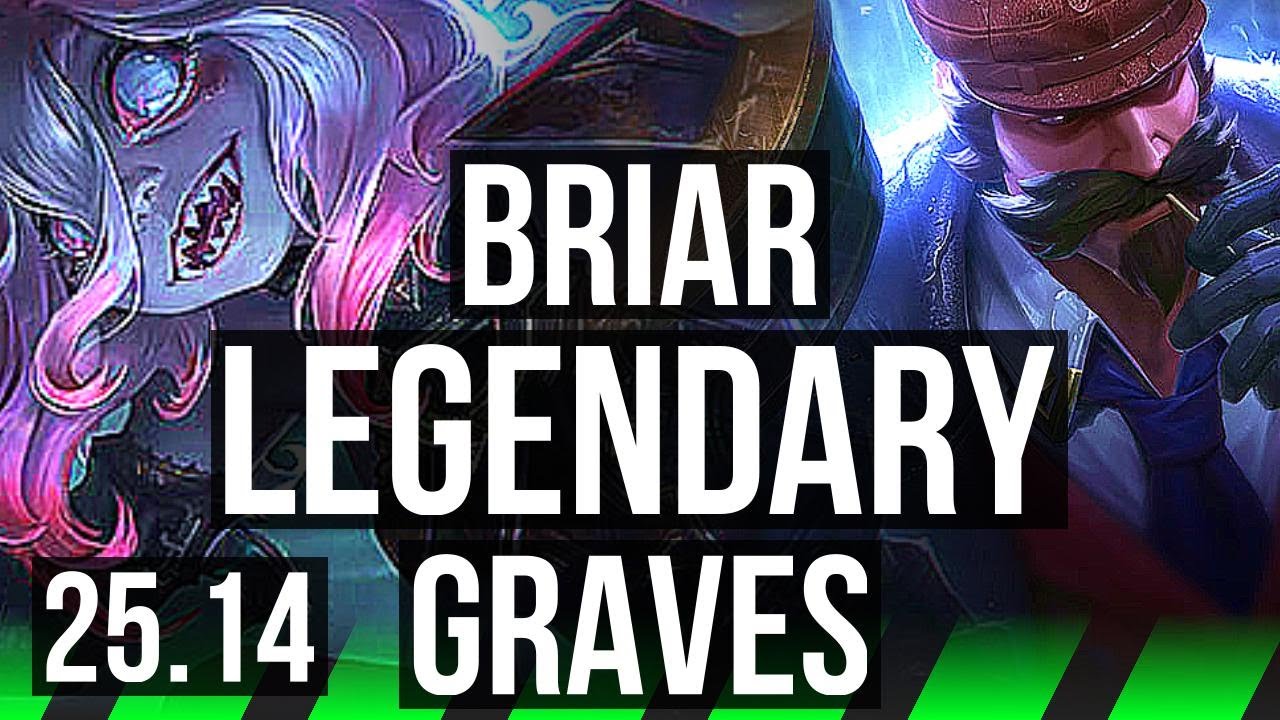 BRIAR vs GRAVES (JGL) | Legendary, 6 solo kills | EUW Master | 25.14