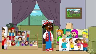 Caillou, Rosie, Daisy, Cody, Emily, Lily, Dora And Arthur Hugging Ungrounded