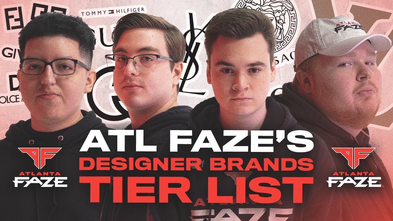 ATLANTA FAZE RANKS THEIR FAVORITE DESIGNER CLOTHING BRANDS DESIGNER