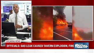 Road commission officials: Gas leak caused explosion, fire at Zimmy's Tavern in Cass County