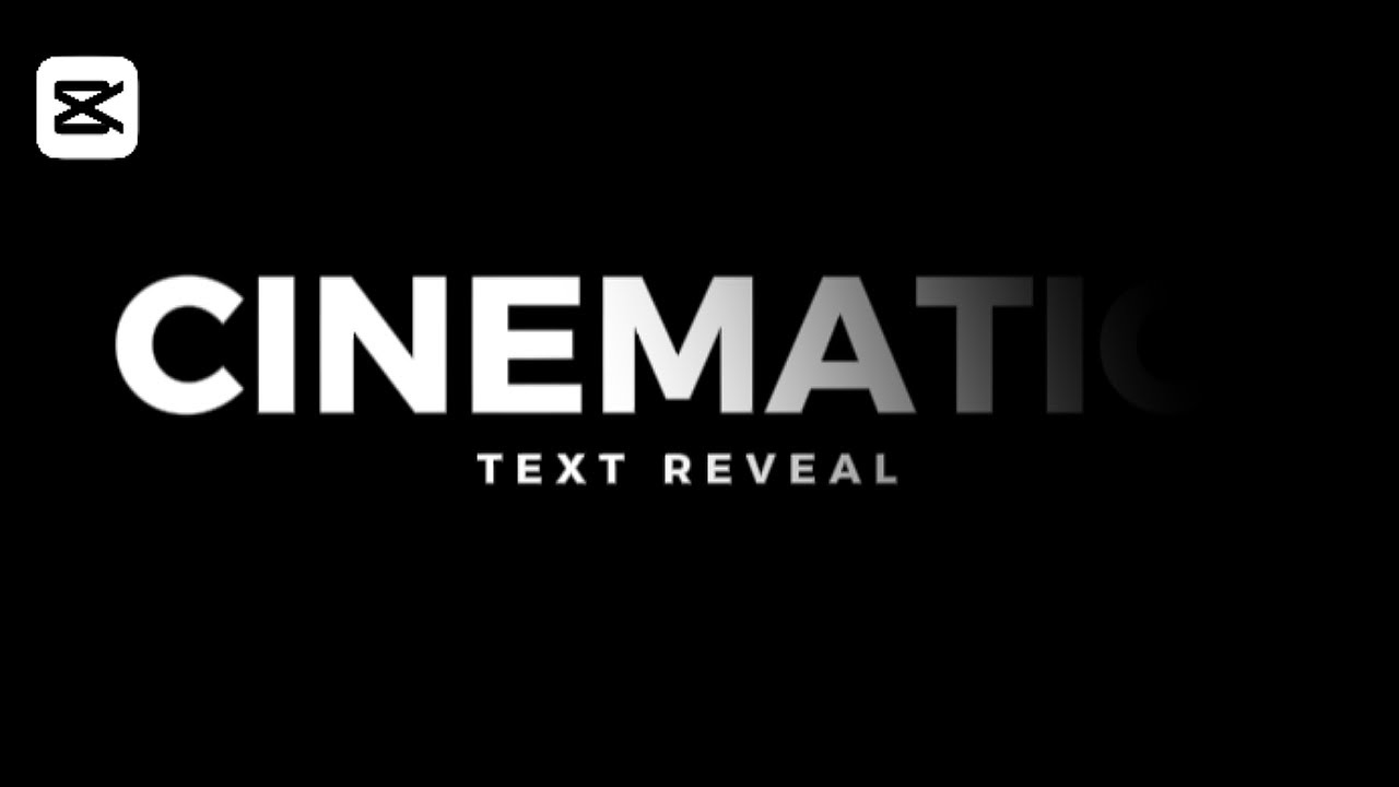 How to make a cinematic fade in text reveal animation on capcut - YouTube