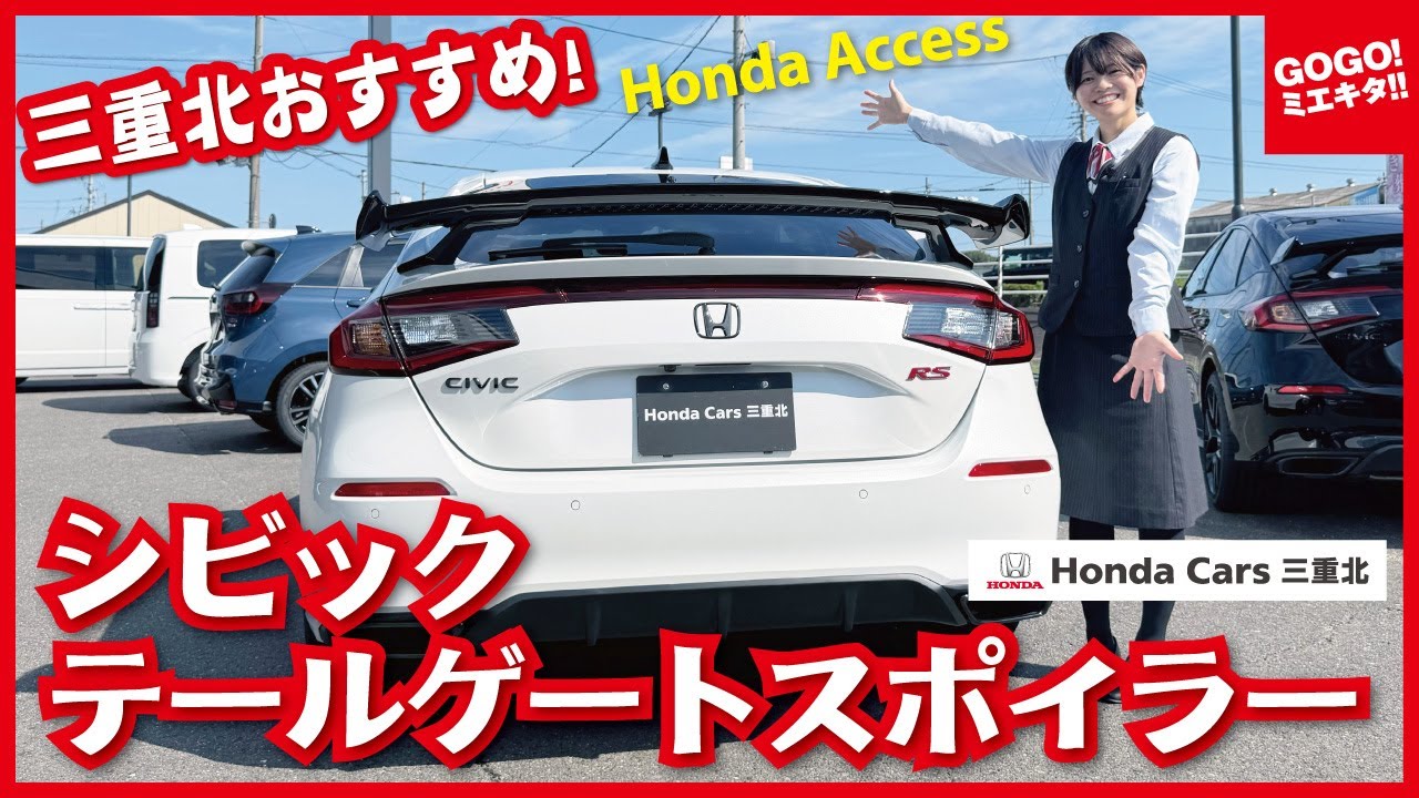 Recommended for CIVIC owners! [Civic Tailgate Spoiler (Wing Type