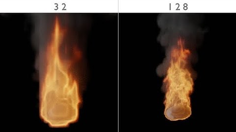Blender Fire Smoke Resolution Divisions