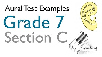 Aural Test Examples: Grade 7 ABRSM - Section C (parts i,ii) - cadences + chords