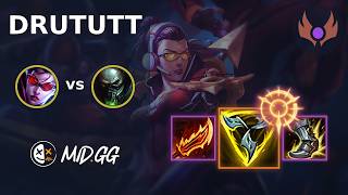 MID.GG: [ drututt ] Vayne TOP vs Urgot | EUW MASTER | LOL Season 2026