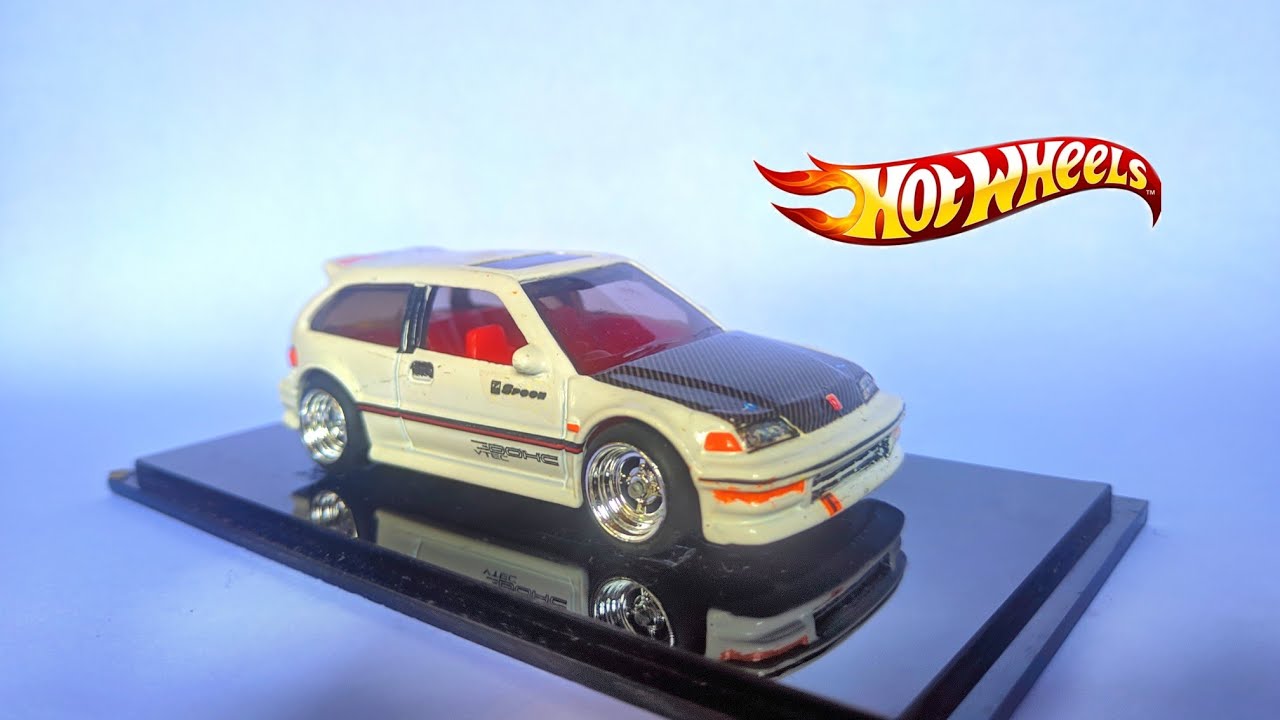 Custom Hot Wheels Honda Civic EF Spoon - YouTube