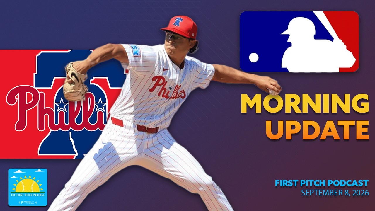 Jesús Luzardo Dominates Atlanta I Daily MLB News and Notes I First Pitch Podcast 9/8/26